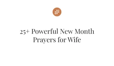 25+ Powerful New Month Prayers for Wife