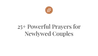 25+ Powerful Prayers for Newlywed Couples