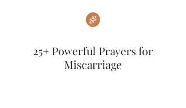 25+ Powerful Prayers for Miscarriage
