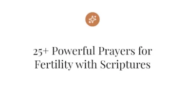 25+ Powerful Prayers for Fertility with Scriptures