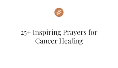 25+ Inspiring Prayers for Cancer Healing