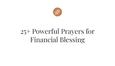 25+ Powerful Prayers for Financial Blessing