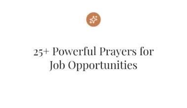 25+ Powerful Prayers for Job Opportunities