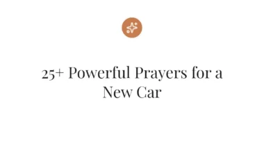 25+ Powerful Prayers for a New Car